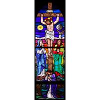 Colorful Crucifixtion of Christ
