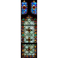 Intricate Stained Glass Art Panel