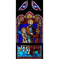 Young Jesus and Joseph
