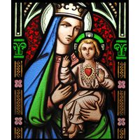 Blessed Mother and Christ