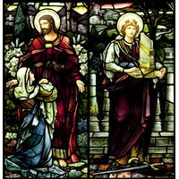 Saint Cecilia and Jesus