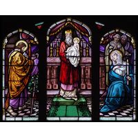 Joseph and Mary Present Jesus