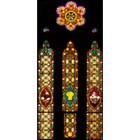 Rose Window and Vertical Panels