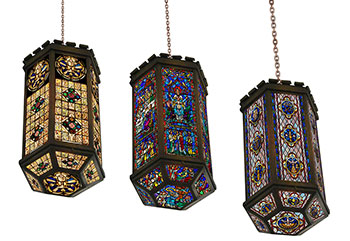 custom stained glass lamps