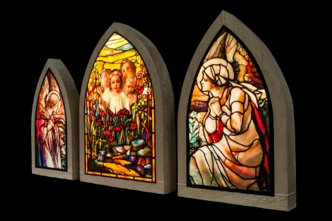 led lighting for stained glass