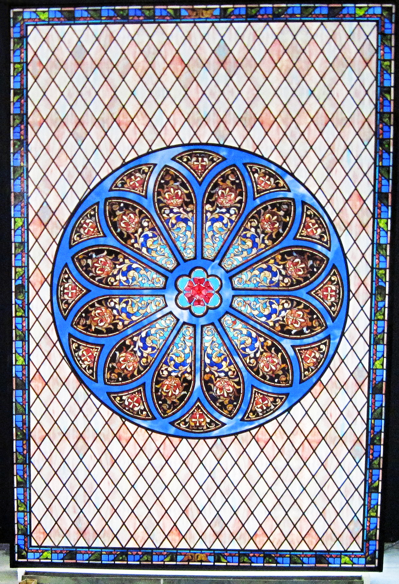 Installed Geometric Panel at Spring Hill Baptist Church